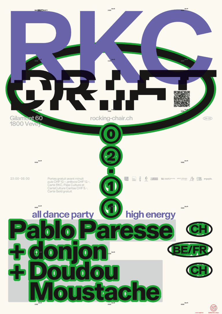 Drift: Pablo Paresse (CH) + donjon (BE/FR) + Doudou Moustache (CH) - Rocking Chair Vevey